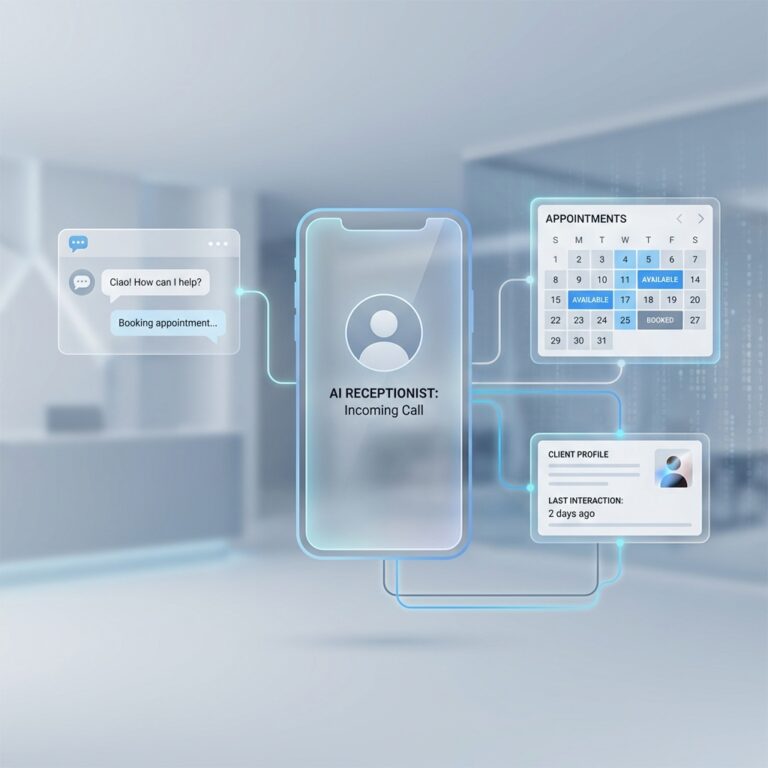 segretaria con intelligenza artificiale