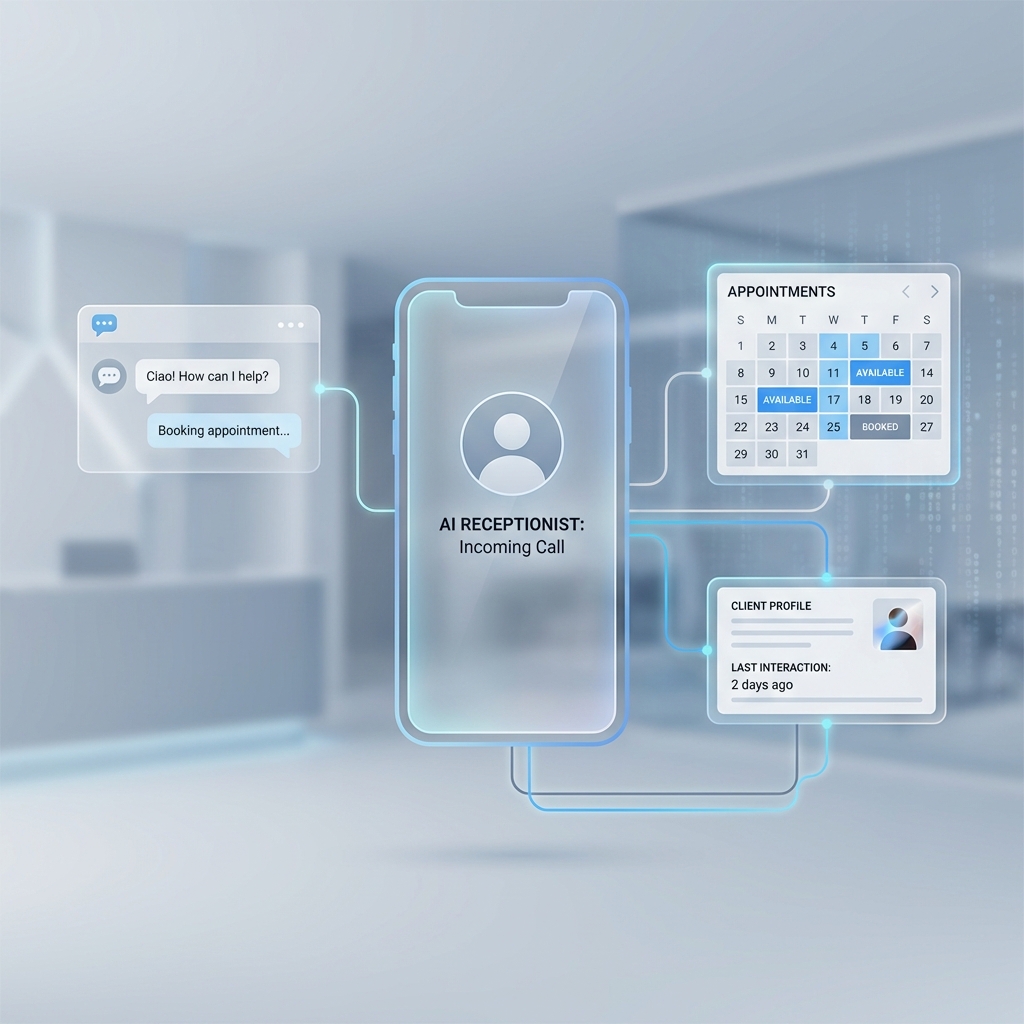 segretaria con intelligenza artificiale