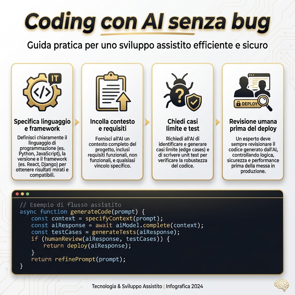 Linee guida per coding con Kimi AI: contesto, test, casi limite e revisione prima del deploy