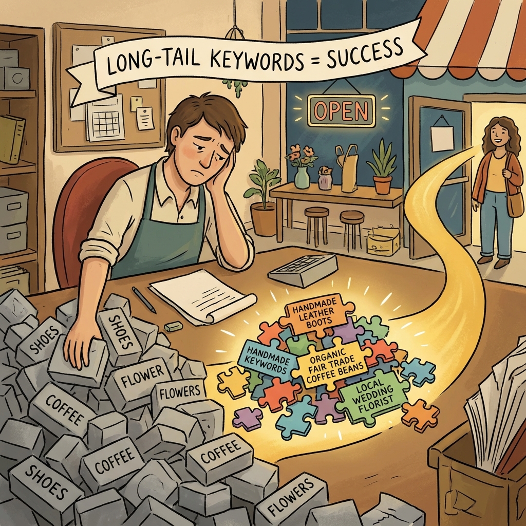 Long tail keyword cosa sono perche contano e come trovarle per battere siti piu grandi