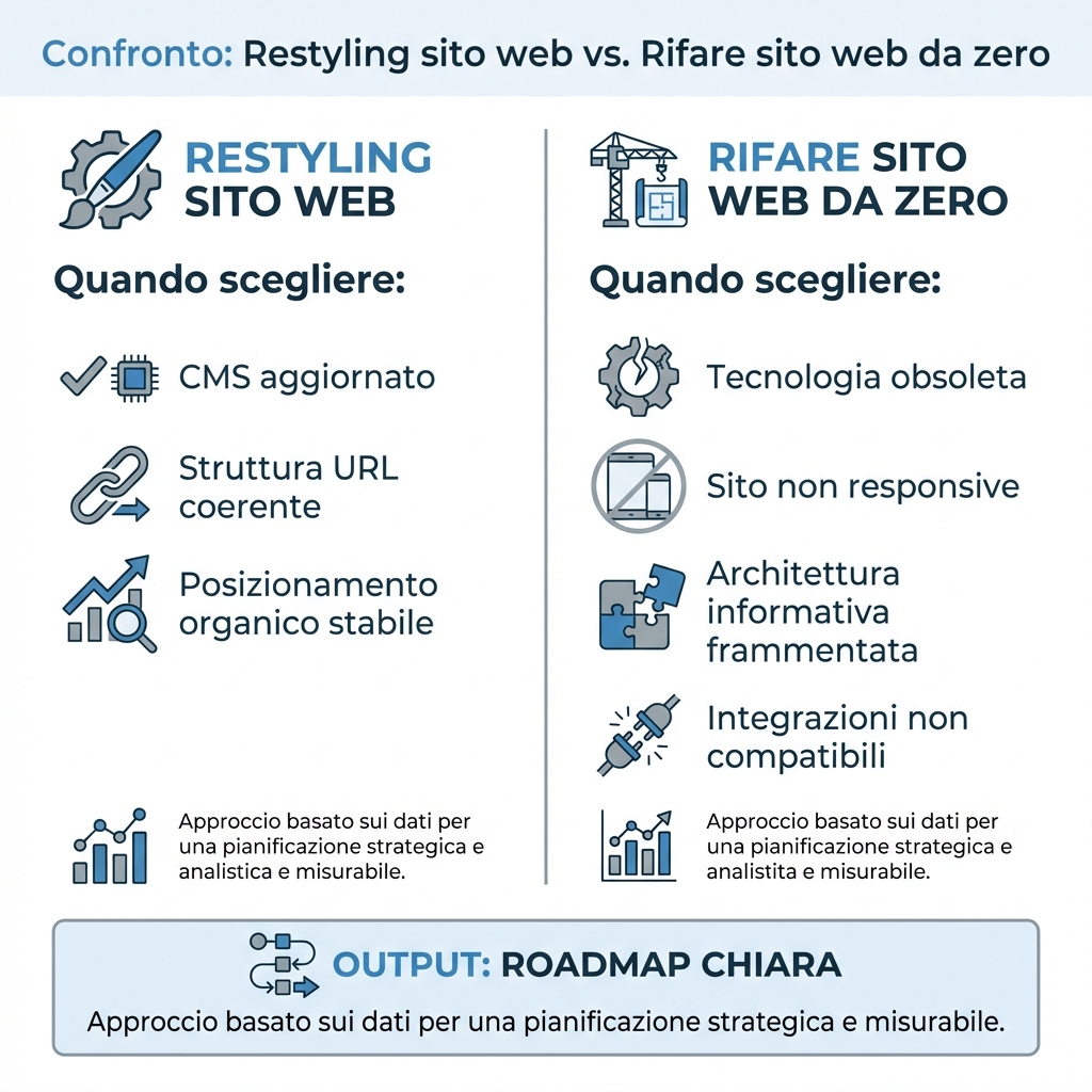 rifare sito web aziendale