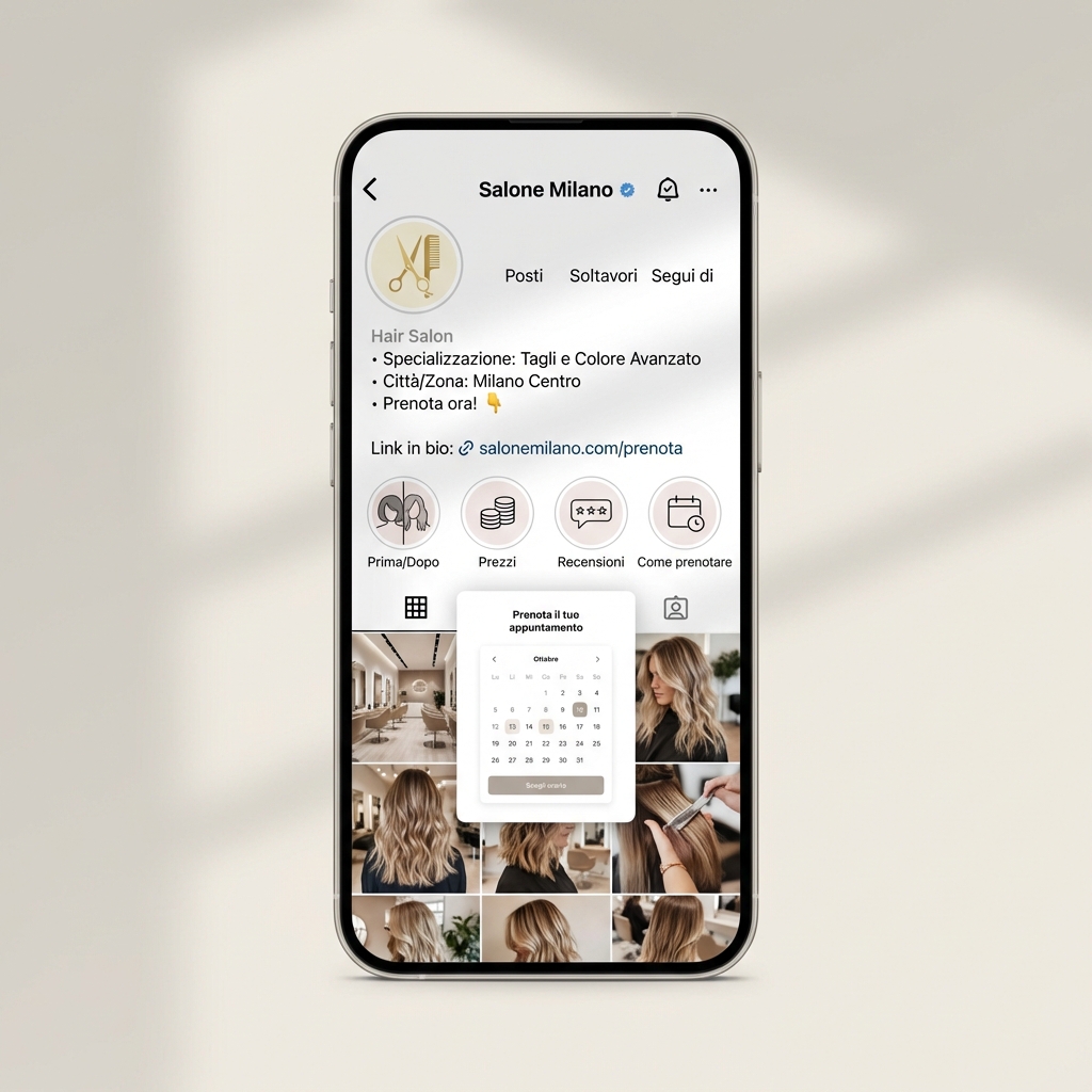 instagram per parrucchieri