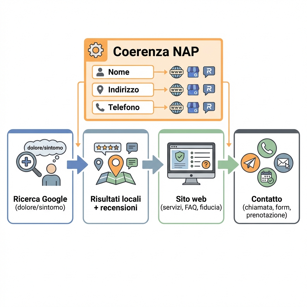 sito web per fisioterapista