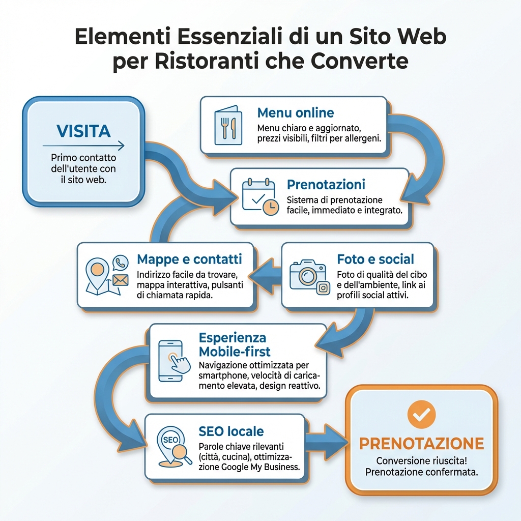 sito web per ristorante