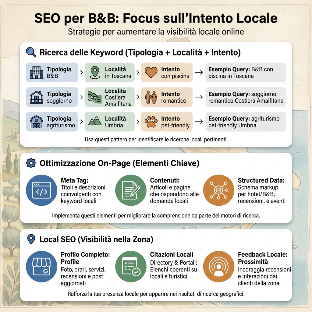 sito web per b&b