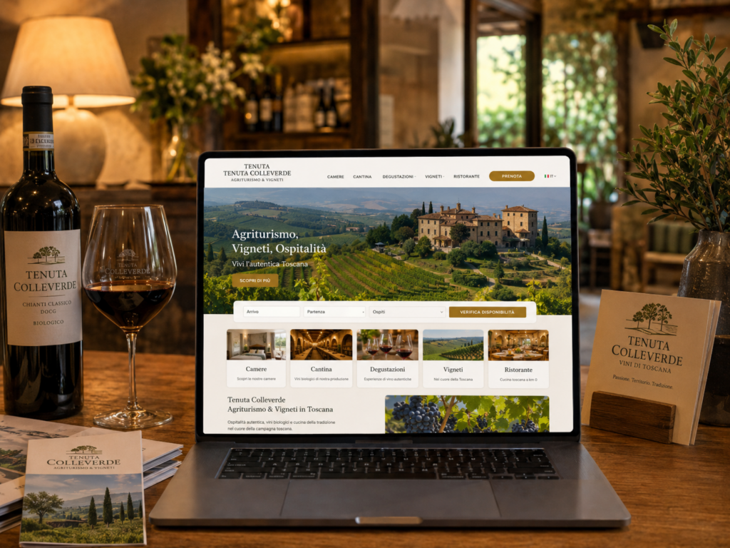 sito web per agriturismo