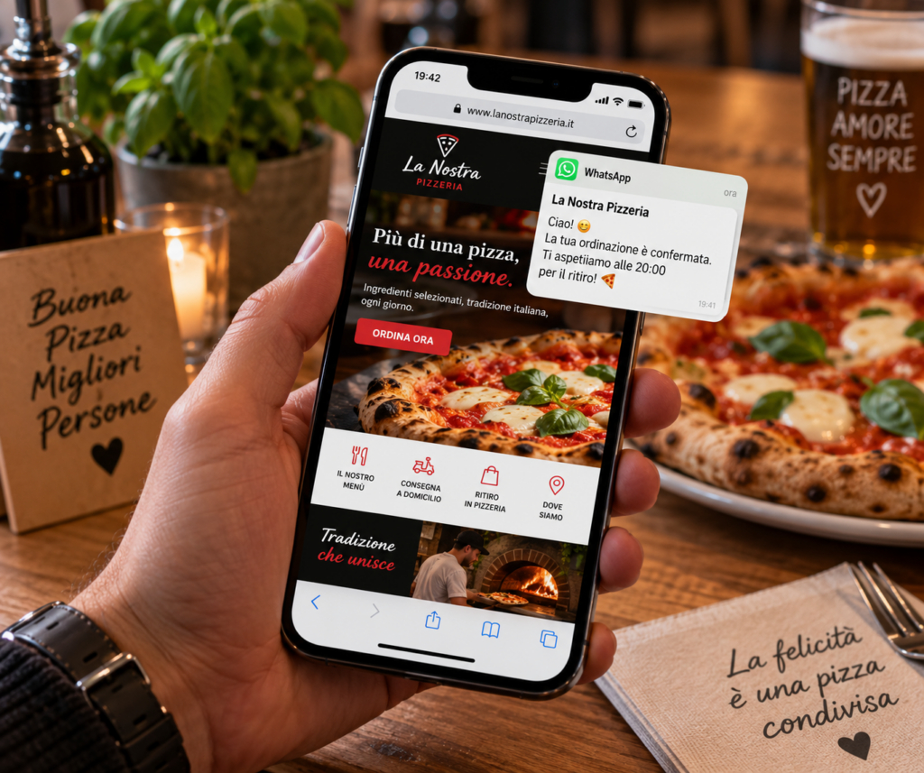 Sito web per pizzeria