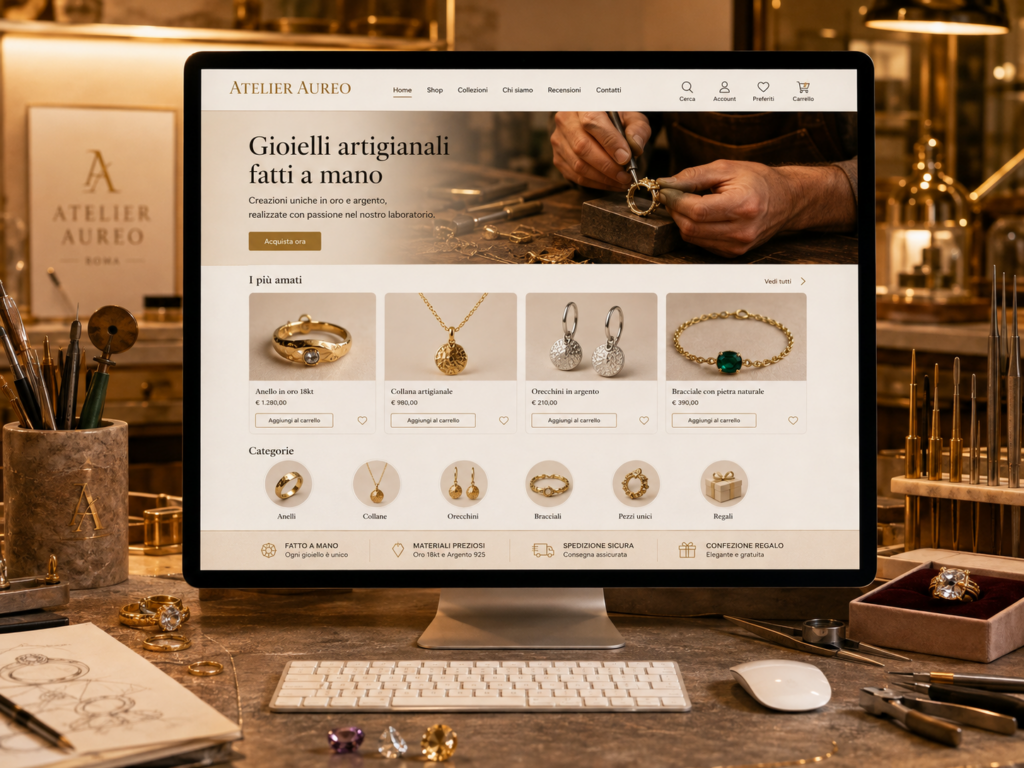 Sito web per artigiano